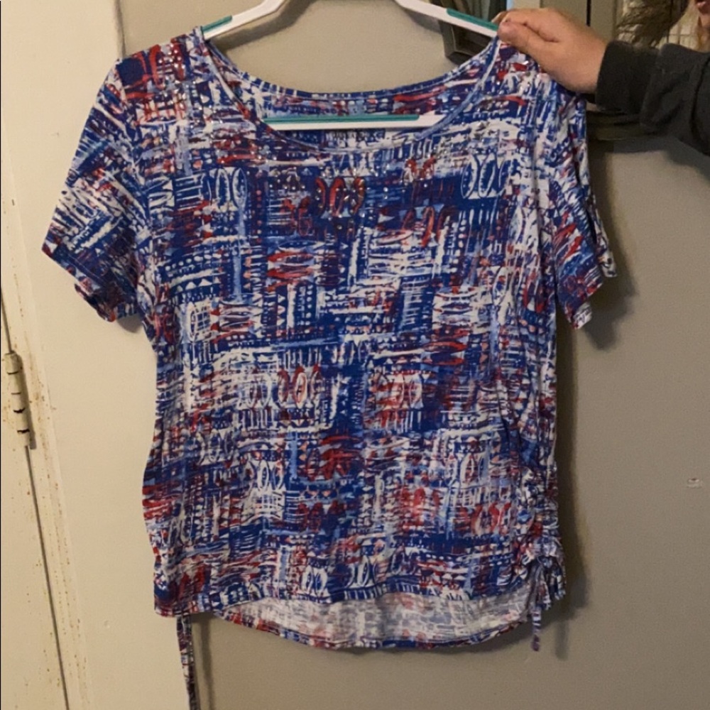 Gloria Vanderbilt casual shirt (size large)
